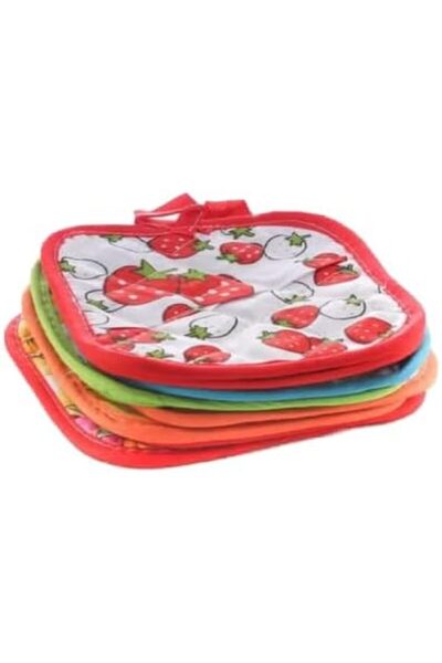 Generic المفرج للأوانى المنزلية Pot Holder Set of 8 Pieces - Multi Color