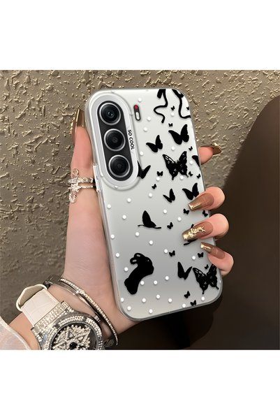 CHICASELUX Tecno Camon 40 Pro 5g Compatible Case with a Dot and Butterfly Pat...