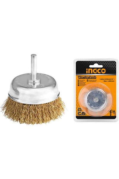 Generic WB30501 Wire Cup Brush, 50 mm Size, Brown/Silver