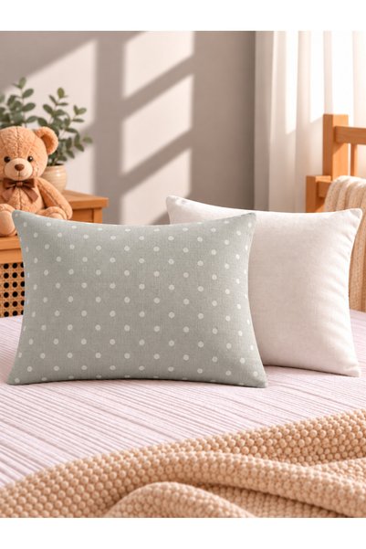 Ayd Home Set of 2 Poplin 100% Cotton Baby Pillowcases, 35X45 cm – Soft and Br...