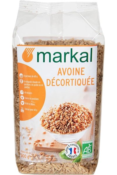 Markal شوفان عضوي مقشور، 500 جرام (بني)