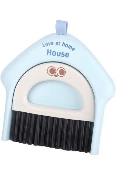 Generic Dustpan for Home with Brush, 17x16.5cm, Medium Firmness