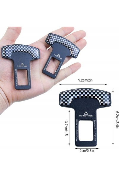 Amazon 2x INSERȚIE PENTRU CENTURA DE SIGURANȚĂ AUTO CU SISTEM DE FIXARE METAL...