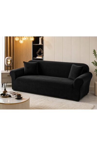 JOJO HOME Κάλυμμα καναπέ, Jojo Home, Εξαιρετικά ελαστικό βελούδο, Μονόχρωμο, ...