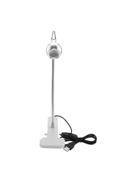 Noonedibs Lampă de masă LED USB, mini lampă de birou cu clemă pentru acasă, i...