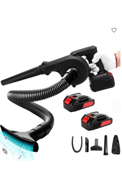 Wemart 21V Leaf Blower,Cordless Leaf Blower,Blower,2 in 1 Portable Leaf Blowe...