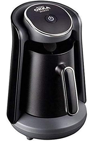Generic ماكينة قهوة عربية تعمل بالبودرة، لون أسود - DLC-CM7310