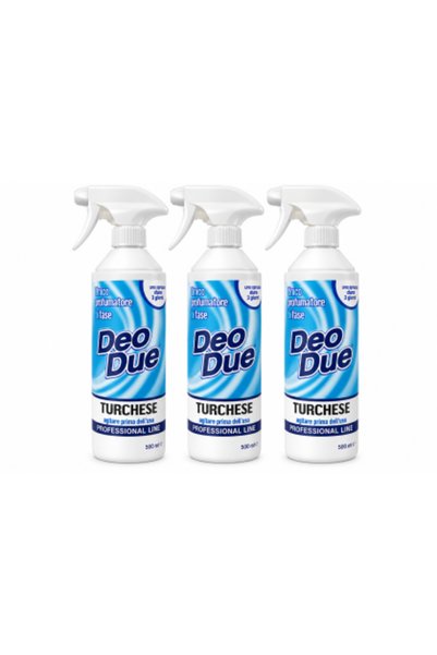 Deo Due Set 3 x Turcoaz, Odorizant profesional bifazic pentru cameră, Parfum ...
