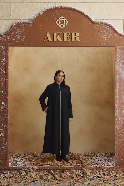 Aker Black Pardös with Biye Detailing