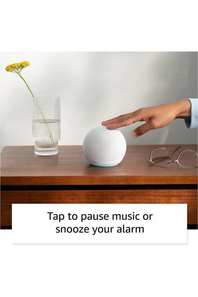 Amazon Echo Dot (generația a 5-a, 2022) Boxă inteligentă cu Alexa, Alb Glacier