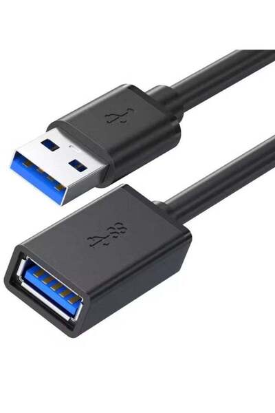 FUJISHKA كابل تمديد USB، USB 3.0، طول 2 متر، ذكر إلى أنثى – يستخدم لتمديد وصل...