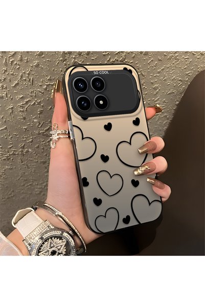 CHICASELUX Poco F8 Pro 5g Compatible Silicone Case with a Black Striped Patte...