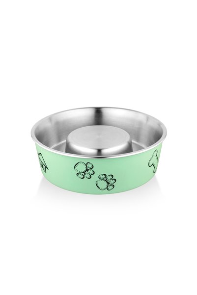 Generic Brand ΜΠΟΛ ΑΡΓΟΥ ΤΑΙΣΜΑΤΟΣ SW014 BELLA SLOW EATING 17cm ΜΠΛΕ