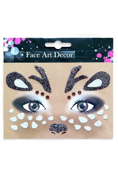 Evolium Temporary face sticker, brown, evolium, for makeup, facial makeup, ha...