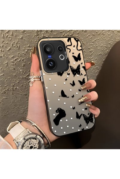 CHICASELUX Vivo X200 Fe Compatible Case with a Dot and Butterfly Pattern, Sui...