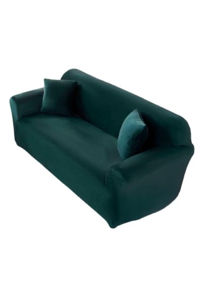 JOJO HOME Husă elastică pentru canapea, Jojo Home, Catifea, Uni, XL-4 locuri,...