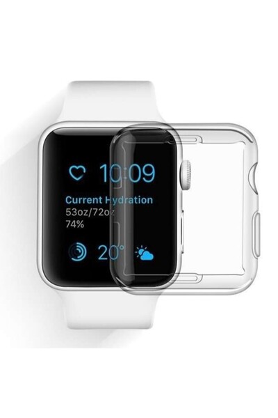 Evolium Husa Apple Watch Series 2/3 42 mm TPU ενιαίο 360 Διαφανές,