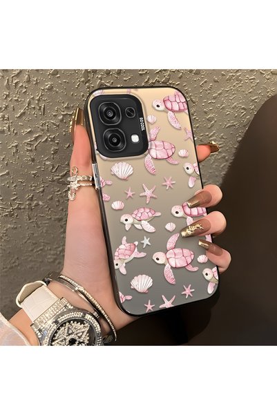 CHICASELUX غطاء سيليكون بتصميم لطيف، متوافق مع هاتف Oppo A6 Pro 4G/5G، بنقشة ...