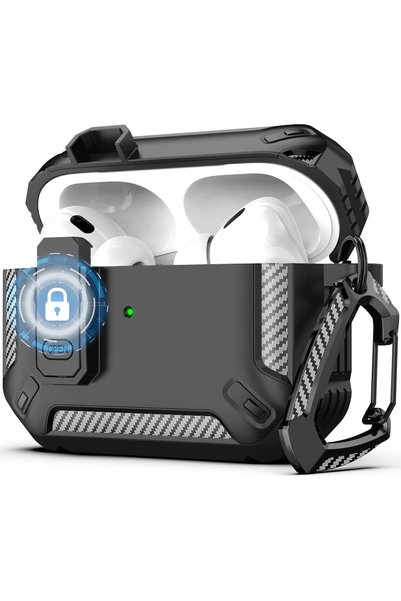 Generic حافظة واقية لسماعات AirPods Pro من الجيل الثالث مع طقم تنظيف، حافظة ص...