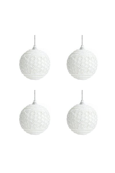 Noonedibs Ornamente de Crăciun cu bile strălucitoare, vintage, pentru decorar...
