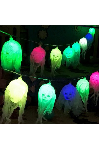 Noonedibs Lumini de Halloween, Decor interior de Halloween Lumină de zână pen...