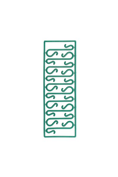 Noonedibs Cârlige pentru brad de Crăciun, cârlige verzi pentru ornamente, min...