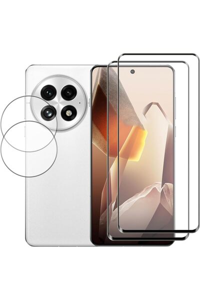 Generic 2+2 Pack Compatible with Oneplus 13 Tempered Glass Screen Protector &...