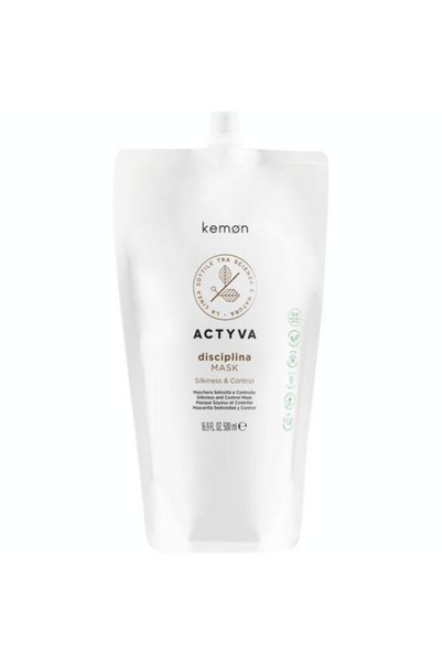 Kemon Masca de Disciplinare - Actyva Disciplina Mask Pouch Bag, 500 ml