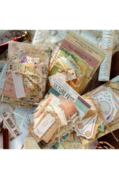 Generic 460 ورقة من أوراق سكرابوكينغ كلاسيكية، مجموعة لوازم سكرابوكينغ للمجلا...