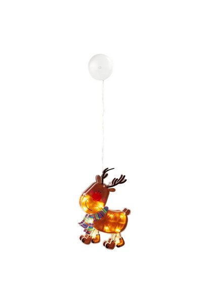 Noonedibs Lumini de Crăciun pentru fereastră, lumini de string suspendate pen...