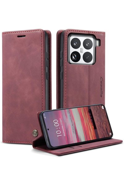 Generic CaseMe Wallet Case for Xiaomi 15 Pro, Premium Retro PU Leather Flip C...