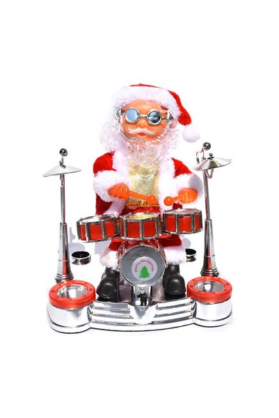 Noonedibs Crăciun electric Vintage saxofon dans muzică Moș Crăciun decor de C...