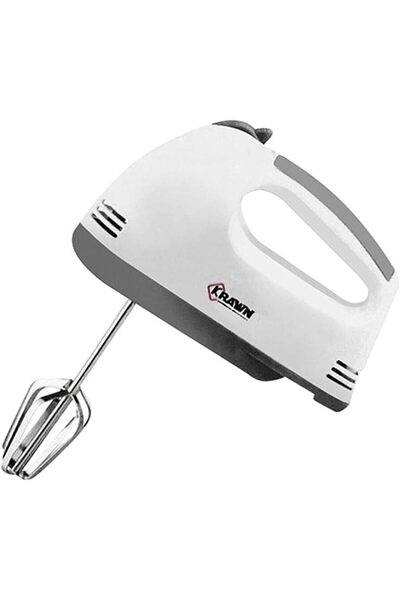 Generic خلاط يدوي 7 سرعات، 120 واط KW-49001 - أبيض |   خلاط كهربائي مع خطافات...