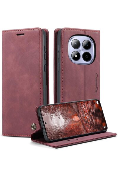 Generic CaseMe Wallet Case for Redmi Note 15 Pro 5G, Premium Retro PU Leather...