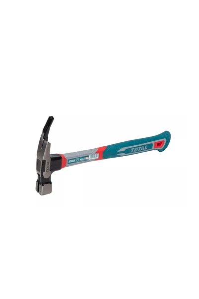 TOTAL Ciocan dulgher cu cioc și coadă din fibră de sticlă, 600 gr