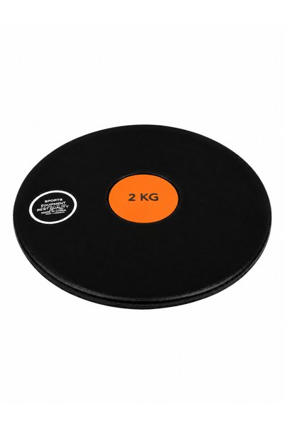 Tremblay Disc de antrenament pentru atletism, cauciuc de înaltă densitate, 2 kg