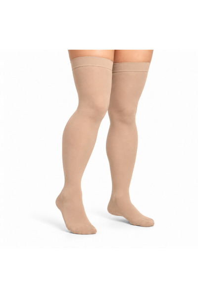 zenifique Ciorapi compresivi până la coapsă, Zenifique, 20–30 mmHg, vârf înch...