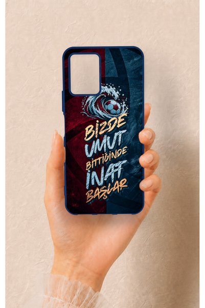 Vip Case Vivo Y33S Compatible Wavy Burgundy Blue Patterned Silicone Case