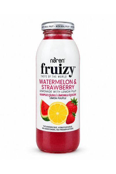 Naren Fruisy Karpuz - Çilekli Limonlu İçecek 200 ml x 6
