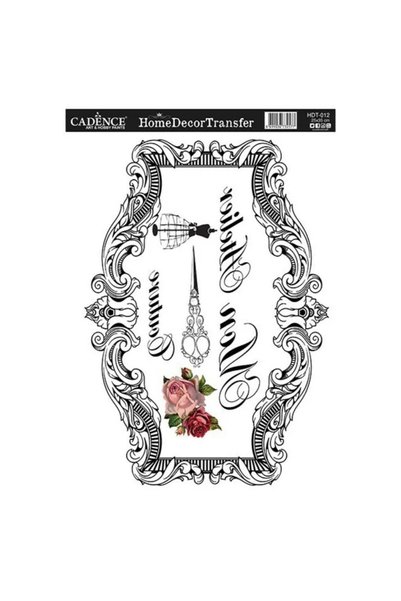 Cadence Boya ورق نقل جاهز للديكور المنزلي HDT12، مقاس 25 × 35 سم.