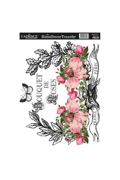 Cadence Boya ورق نقل جاهز للديكور المنزلي HDT17، مقاس 25 × 35 سم.