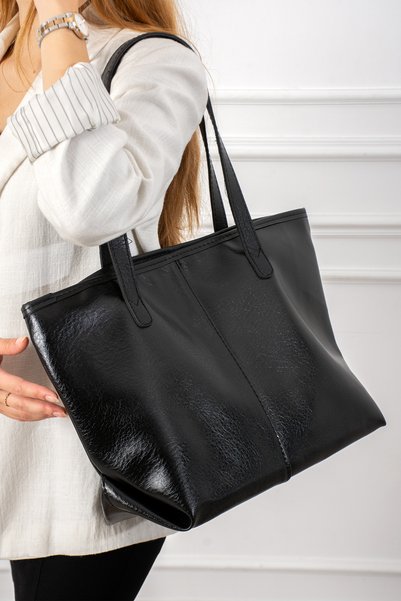 MYSTOBAG حقيبة يد وكتف من الجلد الناعم من أوليا.