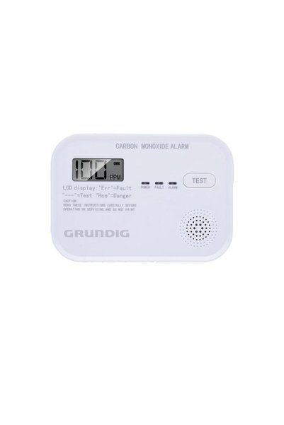 Grundig Αυτόνομος ανιχνευτής μονοξειδίου του άνθρακα, σε λευκό χρώμα, 3,6 x 7...