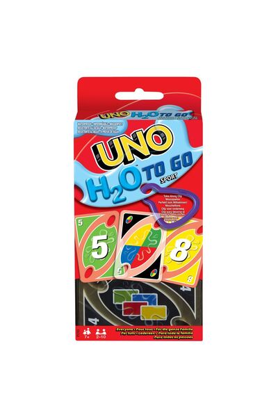 Mattel Games UNO H2O TO GO SPORT WATERPROOF CARD GAME