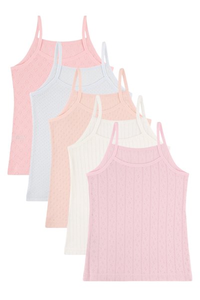 Donella 5-Pack Girls' T-Shirts