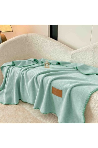 JOJO HOME Уютна одеялна-шал, 2 в 1, изкуствен кашмир, закопчаване с копчета, ...