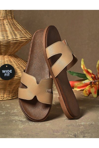 Evendi Flip flops, Brown