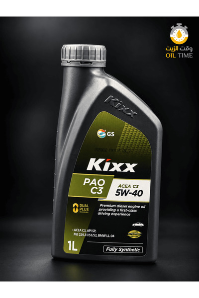 Kixx زيت كيكس PAO C3 5W-40 تخليقي بالكامل – 1 لتر