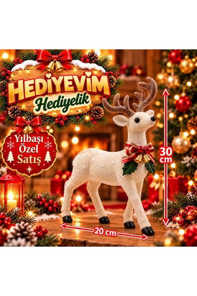HEDİYEVİM Yilbasi Geyik 30cm