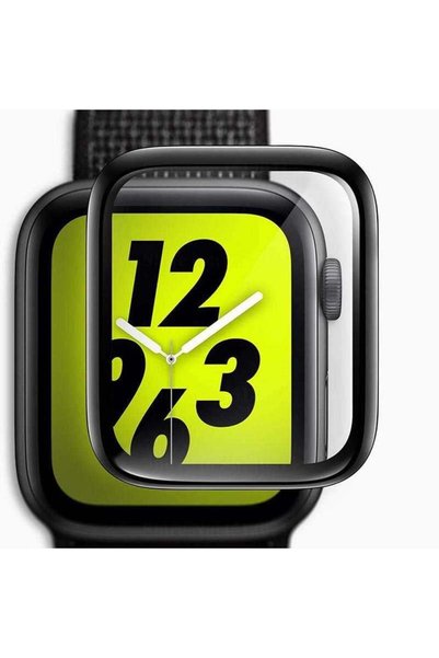 TEQSMA Apple Uyumlu Watch 38mm Full Yapışkanlı Cam Ekran Koruyucu